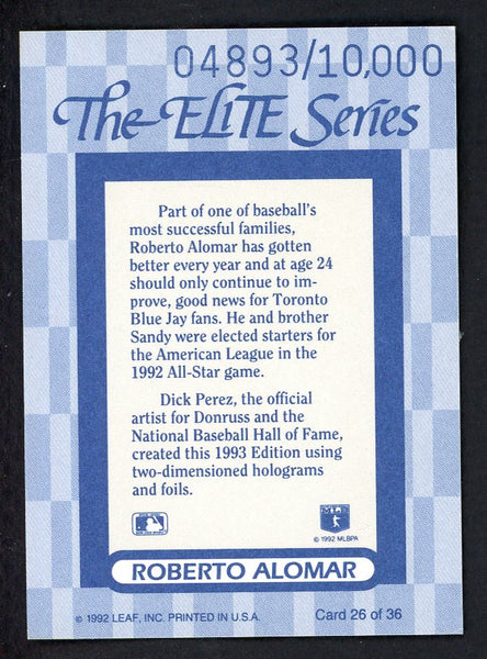 1993 Donruss Elite #026 Roberto Alomar Blue Jays 557872