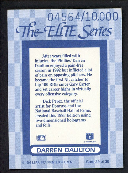 1993 Donruss Elite #029 Darren Daulton Phillies 557878