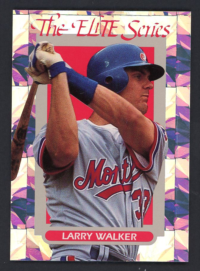 1993 Donruss Elite #030 Larry Walker Expos 557882
