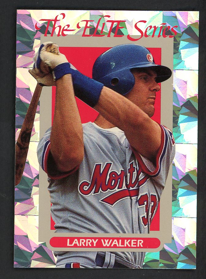 1993 Donruss Elite #030 Larry Walker Expos 557883