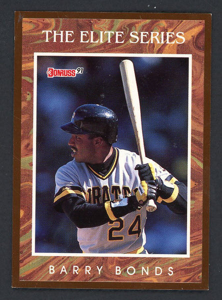 1991 Donruss Elite #001 Barry Bonds Pirates 557894