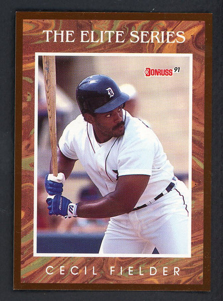 1991 Donruss Elite #006 Cecil Fielder Tigers 557901