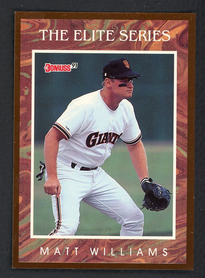 1991 Donruss Elite #008 Matt Williams Giants 557904