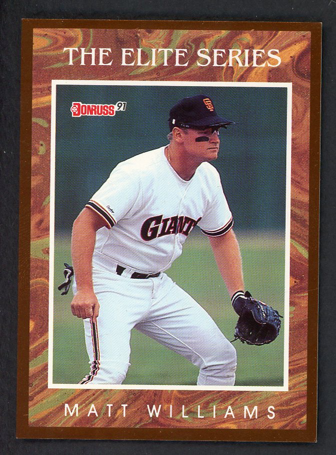 1991 Donruss Elite #008 Matt Williams Giants 557905