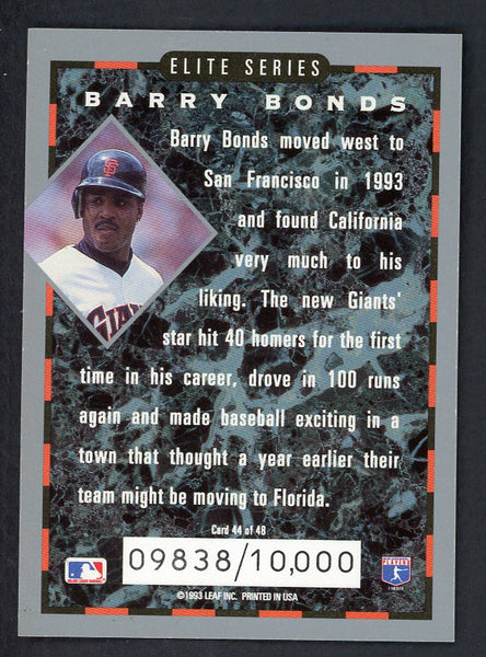 1994 Donruss Elite #044 Barry Bonds Giants 557908