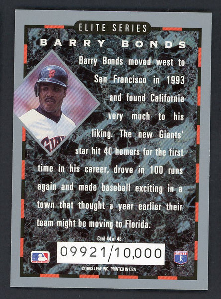 1994 Donruss Elite #044 Barry Bonds Giants 557909