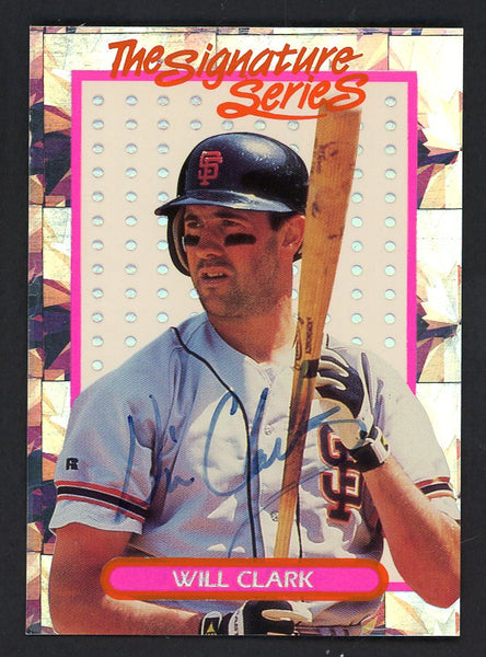 1993 Donruss Elite Signature Will Clark Giants 557918