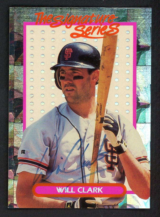 1993 Donruss Elite Signature Will Clark Giants 557919