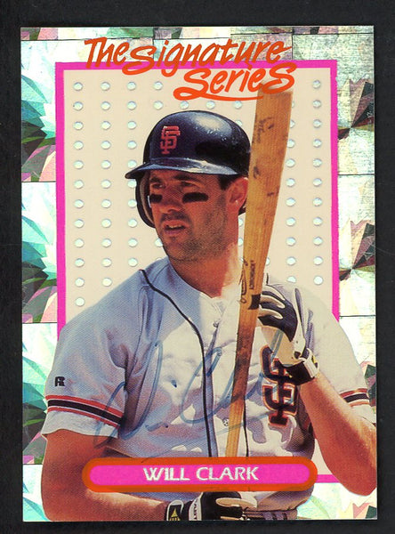 1993 Donruss Elite Signature Will Clark Giants 557920