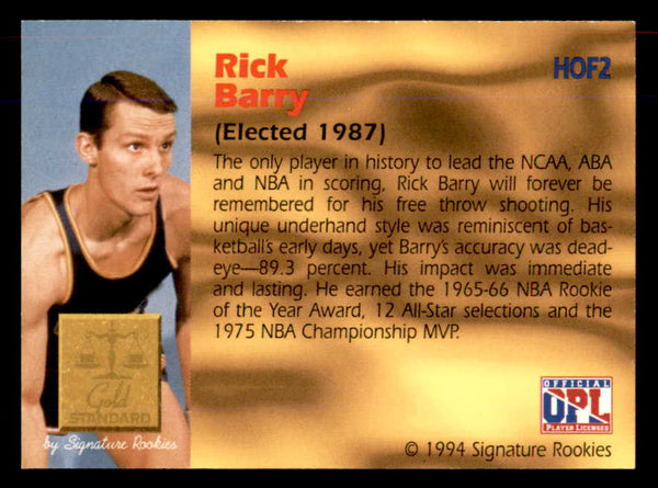 1994 Signature Rookies #002 Rick Barry Autograph 558005