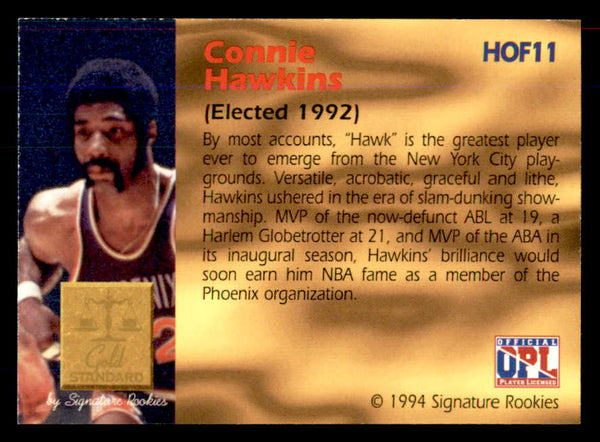 1994 Signature Rookies #011 Connie Hawkins Autograph 558009