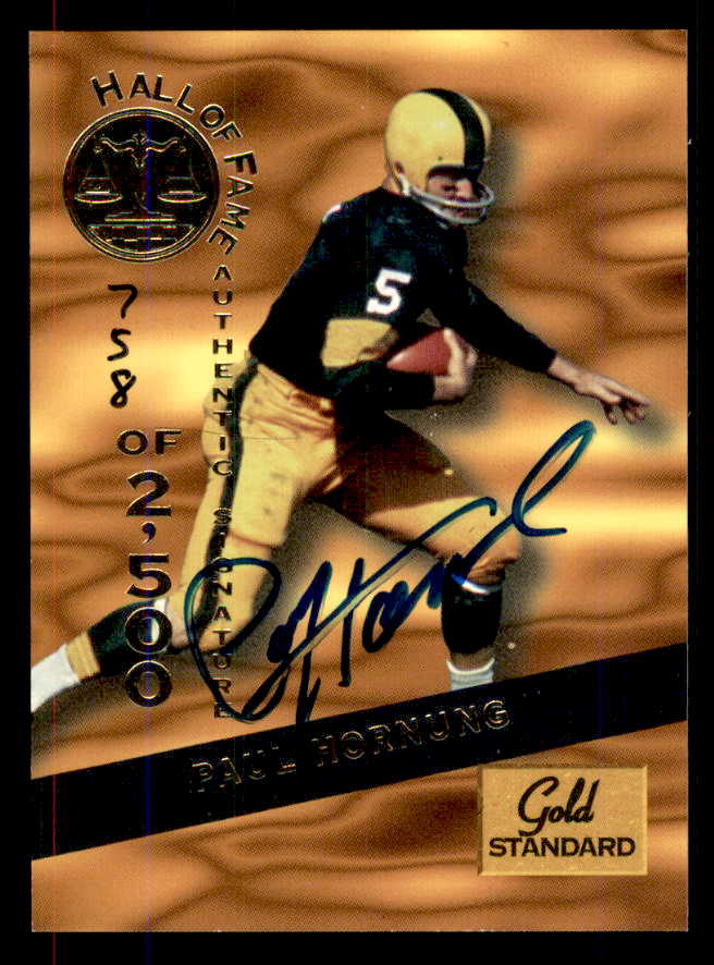 1994 Signature Rookies #013 Paul Hornung Autograph 558014