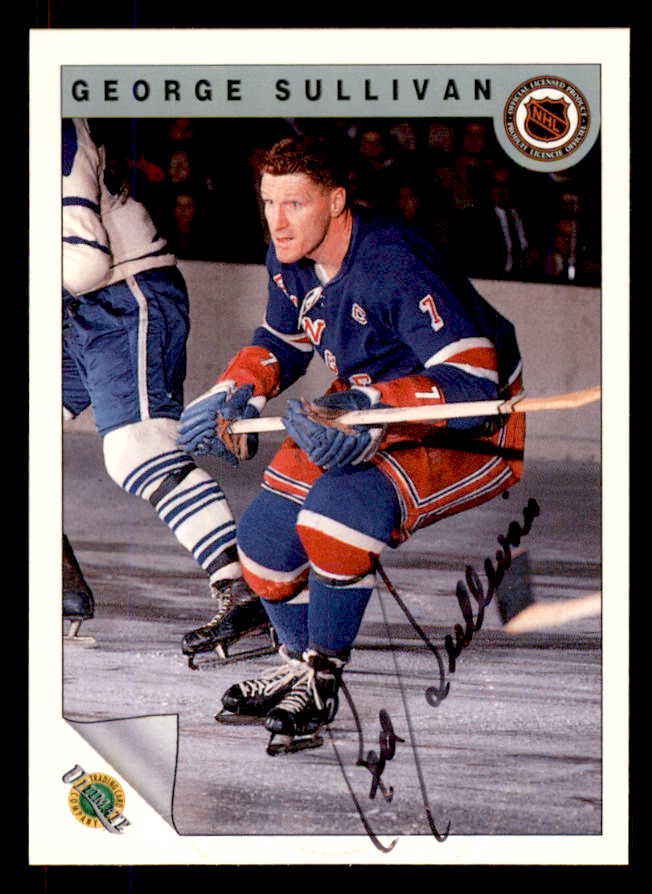 1992 Ultimate #029 Red Sullivan Rangers Signed Autographed 558051