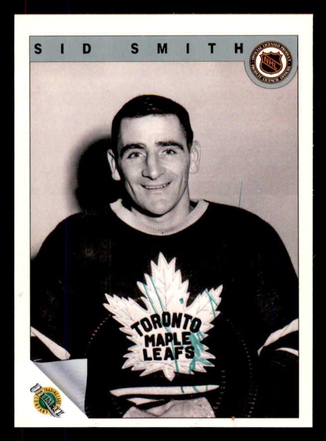 1992 Ultimate #043 Sid Smith Maple Leafs Signed Autographed 558061