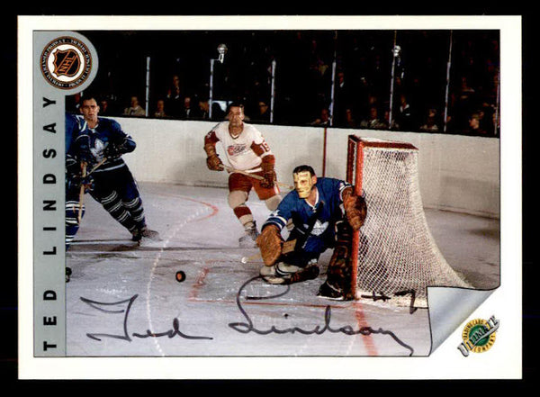 1992 Ultimate #070 Ted Lindsay Red Wings Signed Autographed 558084