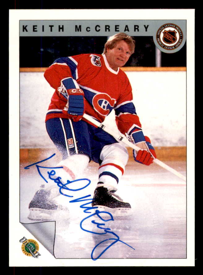1992 Ultimate #98 Keith McCreary Canadiens Signed Autographed 558090