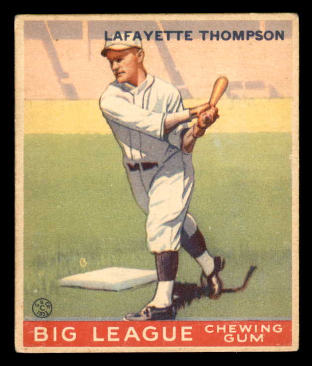 1933 Goudey #013 Lafayette Thompson Dodgers VG-EX 558399