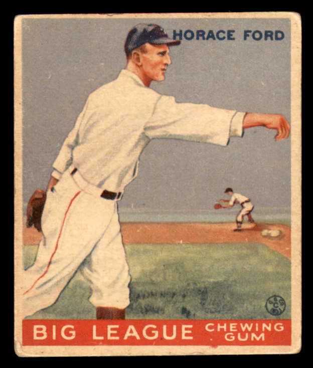 1933 Goudey #024 Horace Ford Braves Good ink back 558405