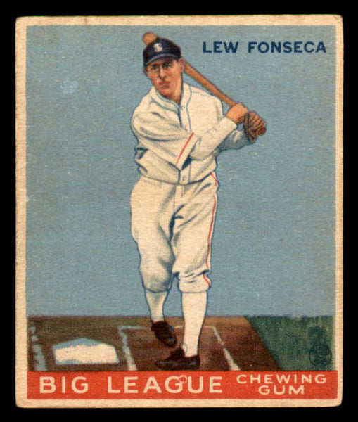 1933 Goudey #043 Lew Fonseca White Sox VG-EX 558412