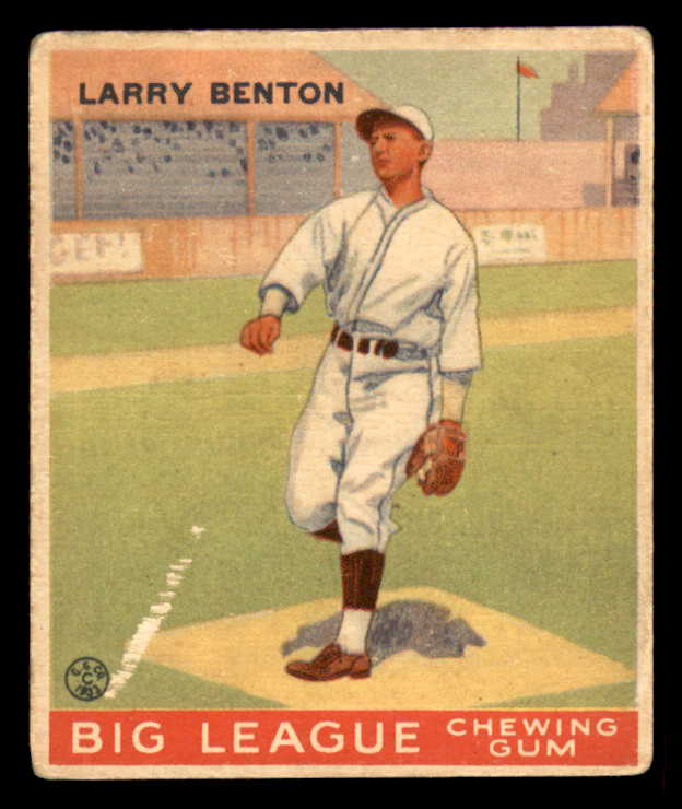 1933 Goudey #045 Larry Benton Reds Good 558413