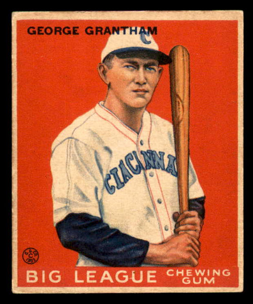 1933 Goudey #066 George Grantham Reds EX 558422