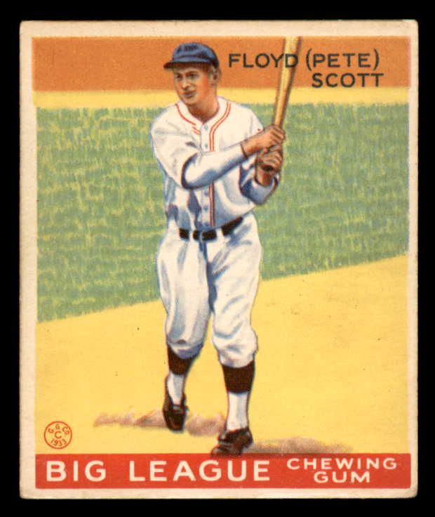 1933 Goudey #070 Pete Scott Oakland VG-EX 558425