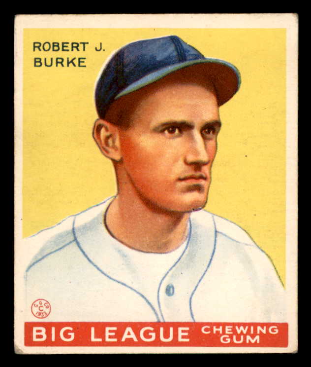 1933 Goudey #071 Bobby Burke Senators VG-EX 558426