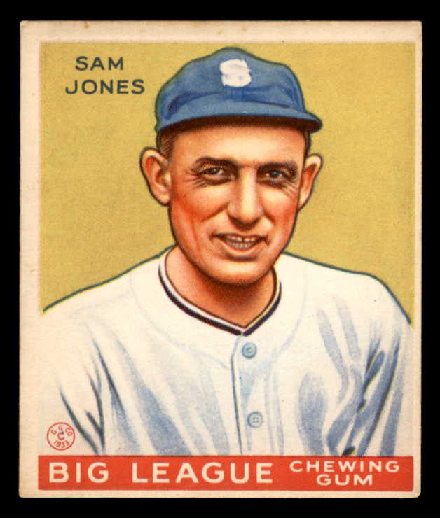 1933 Goudey #081 Sam Jones White Sox EX 558430