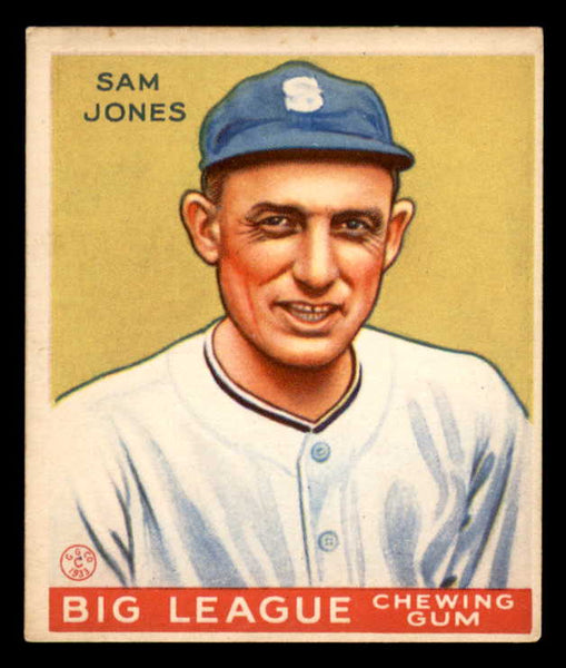 1933 Goudey #081 Sam Jones White Sox EX 558430