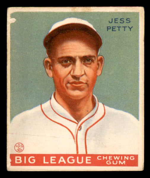 1933 Goudey #090 Jess Petty Minneapolis VG-EX 558435