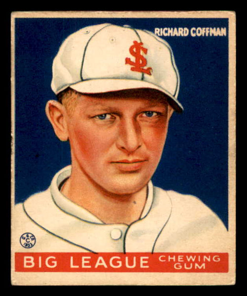 1933 Goudey #101 Richard Coffman Browns VG-EX 558443