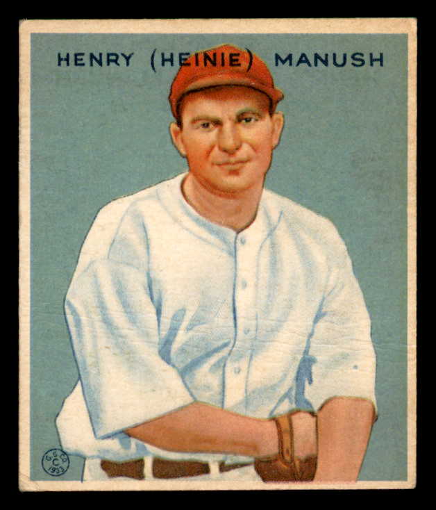1933 Goudey #107 Heinie Manush Senators VG-EX 558444