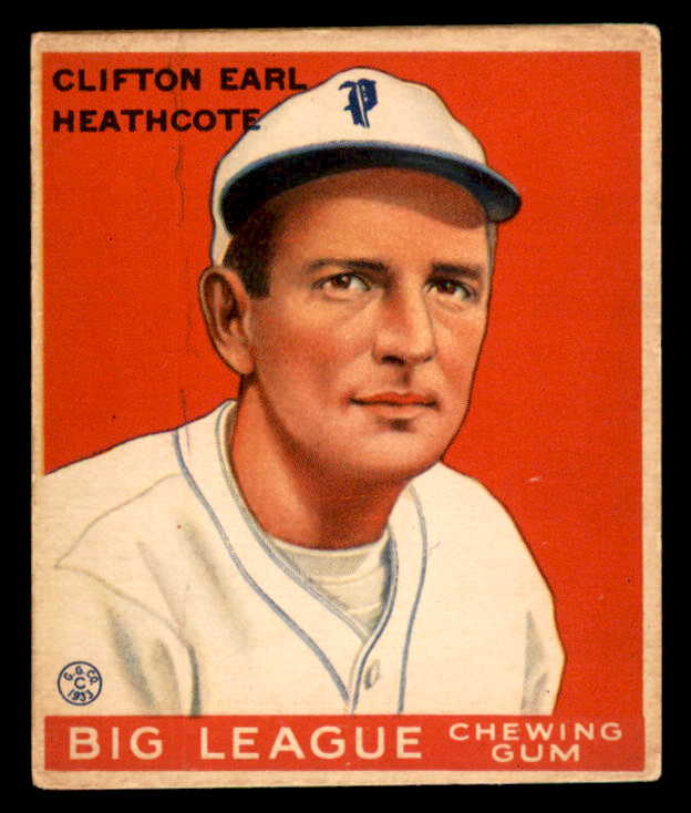 1933 Goudey #115 Cliff Heathcote Phillies EX 558448