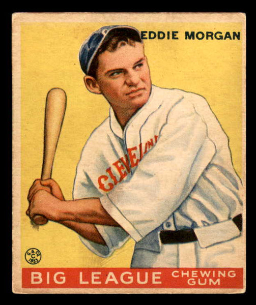 1933 Goudey #116 Eddie Morgan Indians VG 558449