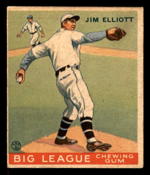 1933 Goudey #132 Jim Elliott Phillies VG-EX 558455