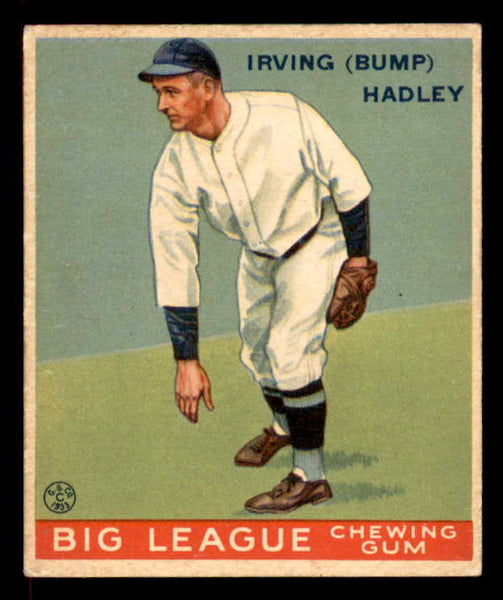 1933 Goudey #140 Bump Hadley Browns EX 558460