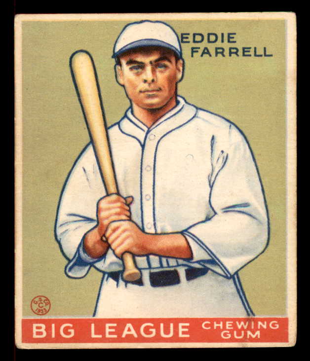 1933 Goudey #148 Eddie Farrell Yankees VG-EX 558464