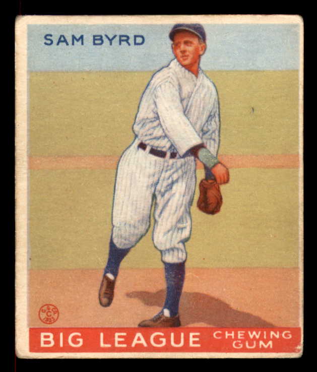 1933 Goudey #157 Sam Byrd Yankees VG-EX 558470