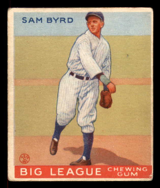 1933 Goudey #157 Sam Byrd Yankees VG-EX 558470