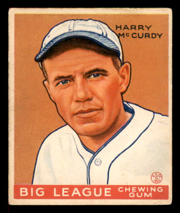 1933 Goudey #170 Harry McCurdy Phillies VG-EX 558479