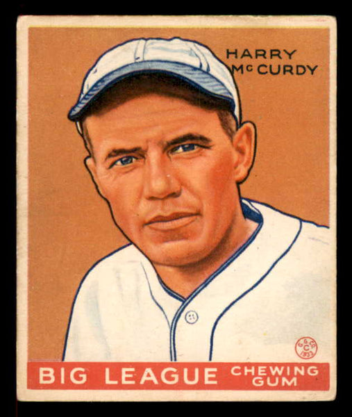 1933 Goudey #170 Harry McCurdy Phillies VG-EX 558479