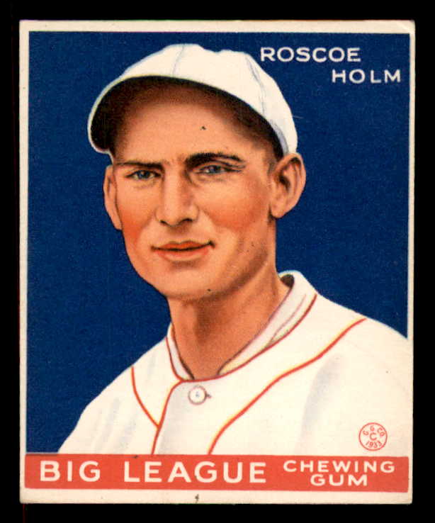 1933 Goudey #173 Roscoe Holm Cardinals Good trimmed 558482