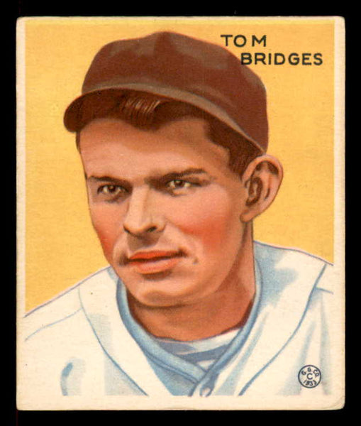 1933 Goudey #199 Tommy Bridges Tigers VG-EX 558497