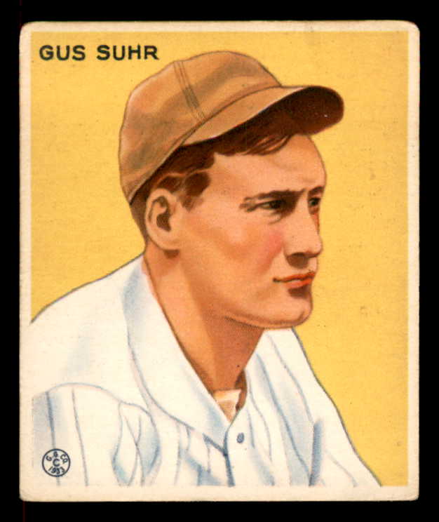 1933 Goudey #206 Gus Suhr Pirates VG-EX 558503