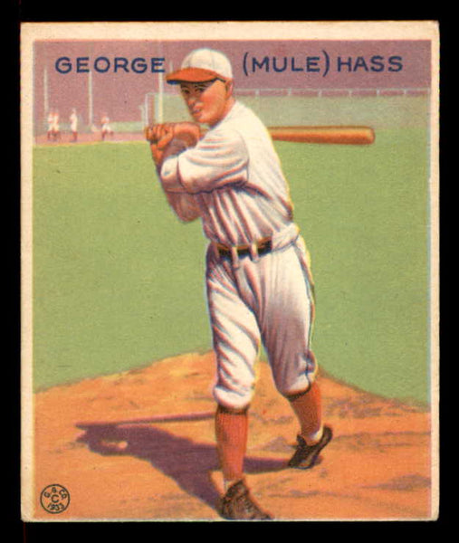 1933 Goudey #219 Mule Haas White Sox EX oc 558508