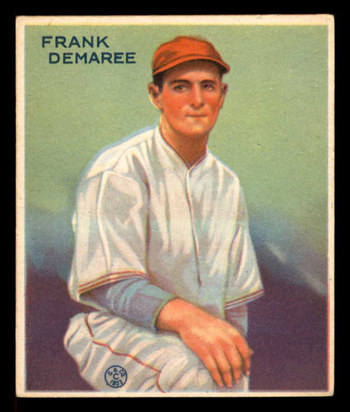 1933 Goudey #224 Frank Demaree Cubs EX 558509
