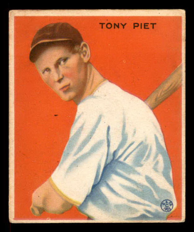 1933 Goudey #228 Tony Piet Pirates VG-EX 558510