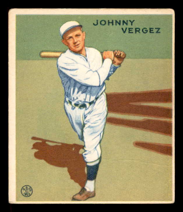 1933 Goudey #233 Johnny Vergez Giants VG-EX 558512