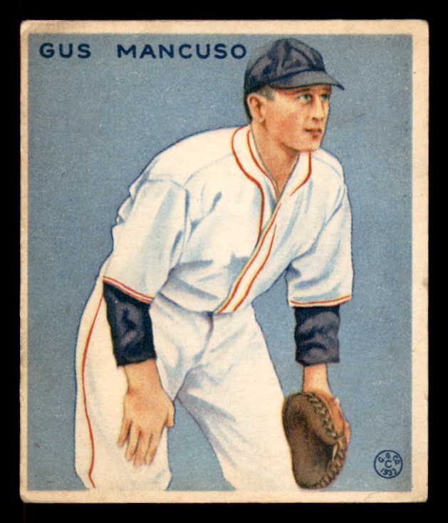 1933 Goudey #237 Gus Mancuso Giants VG-EX 558514