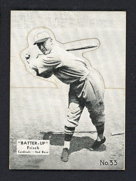 1934-36 Batter Up #033 Frank Frisch Cardinals VG-EX 558554